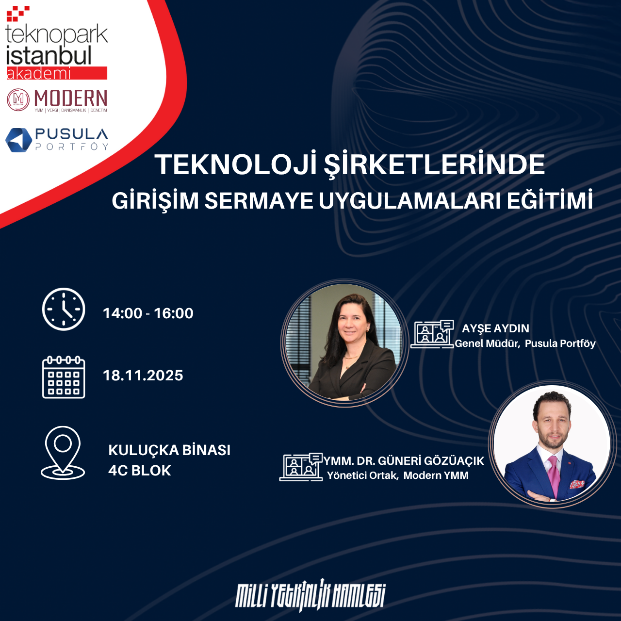 TEKNOLOJİ ŞİRKETLERİNDE GİRİŞİM SERMAYESİ UYGULAMALARI EĞİTİMİ